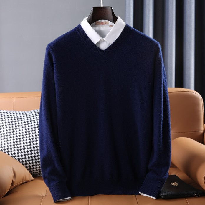 Dames V-hals Trui Kasjmiermix Comfortabel Casual 2