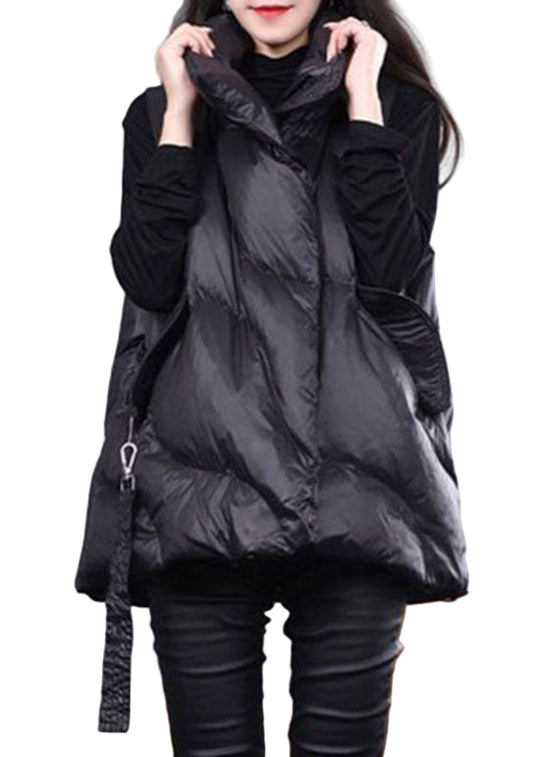 Dames Vest met Peter Pan-Kraag en Ritssluiting voor Koude Seizoenen 0