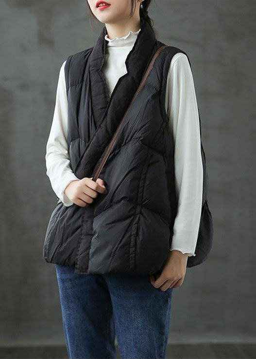 Dames Winter Puffer Vest Zwart 2