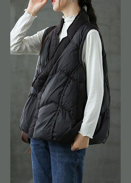Dames Winter Puffer Vest Zwart 3