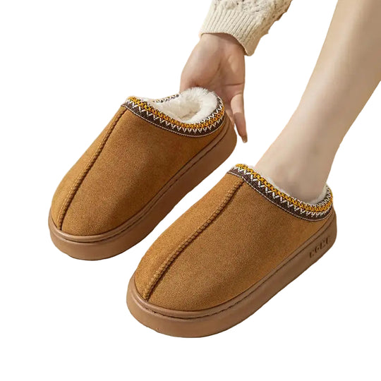 Dames Winter Slippers met Zachte Voering en Antislip Zool 8