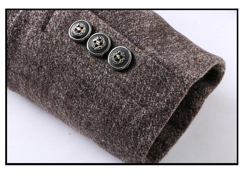 Dames Winterjas Lange Wollen Jas Met Afneembare Sjaal 7