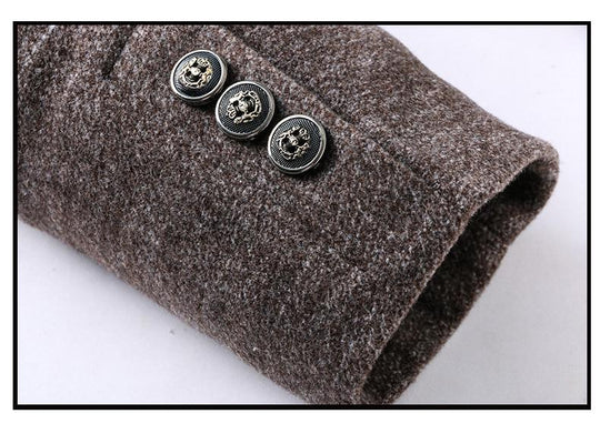 Dames Winterjas Lange Wollen Jas Met Afneembare Sjaal 7