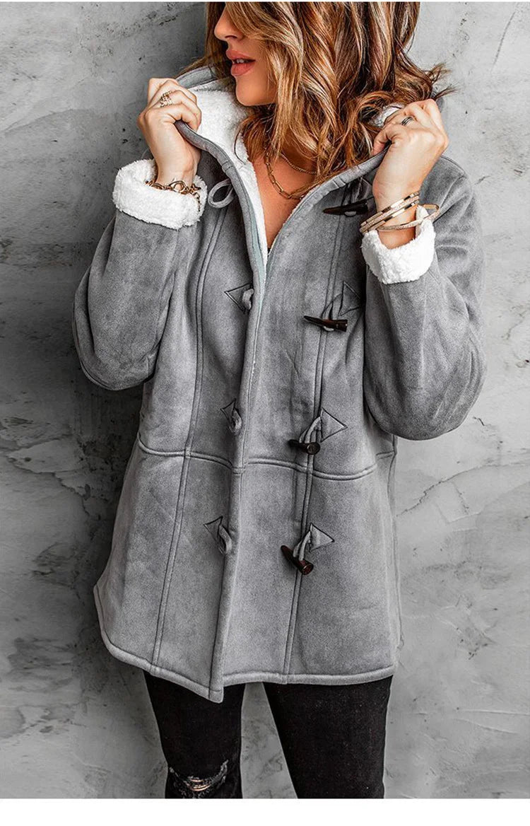 Dames Winterjas Met Kap Moderne Lange Gewatteerde Stijl 4