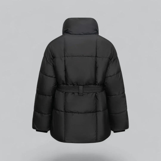 Dames Winterjas Met Riemstijl 3