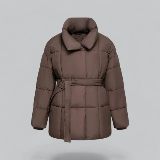 Dames Winterjas Met Riemstijl 5