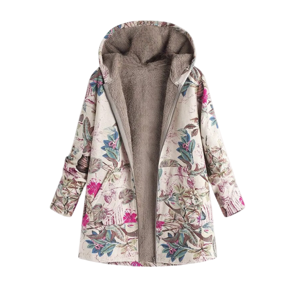 Dames Winterjas Met Zachte Voering en Moderne Stijl 0