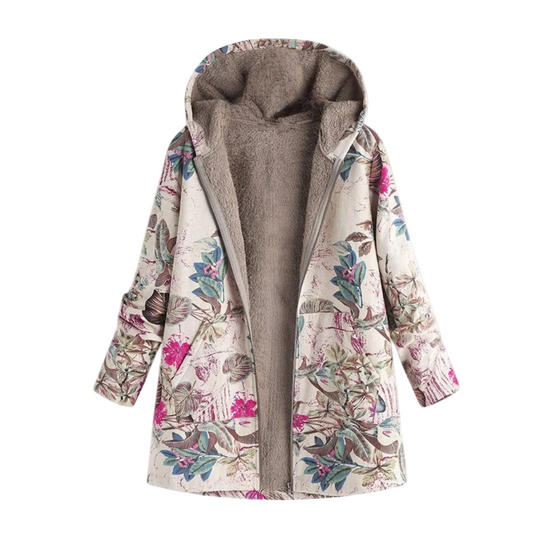 Dames Winterjas Met Zachte Voering en Moderne Stijl 0