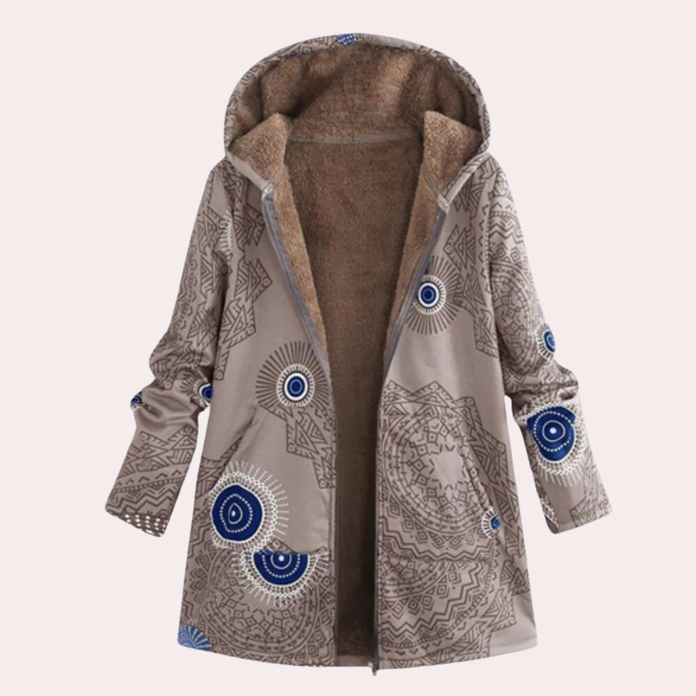 Dames Winterjas Met Zachte Voering en Moderne Stijl 6