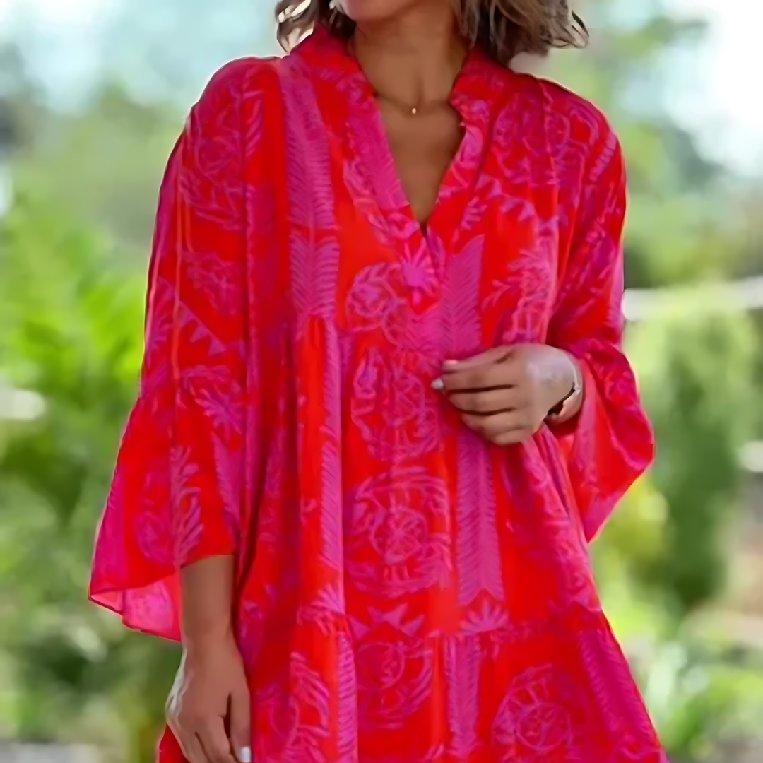 Dames Zomerjurk Casual Ademend en Licht Materiaal 1