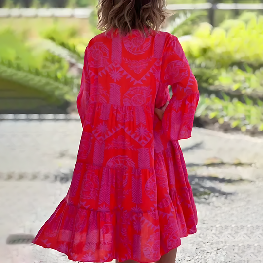 Dames Zomerjurk Casual Ademend en Licht Materiaal 2