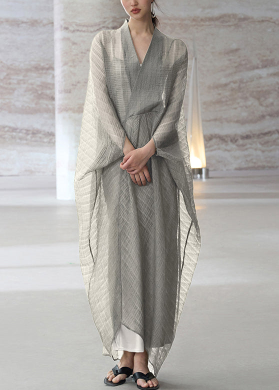 Dames Zomerjurk V-hals Patchworkstijl 2