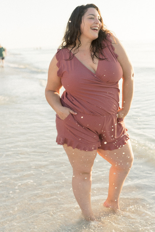 Dames Zwemoverall Met Geïntegreerde Ondersteuning 4