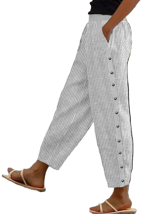 Damesbroek Wijde Pasvorm Ademend Casual Stijl 0