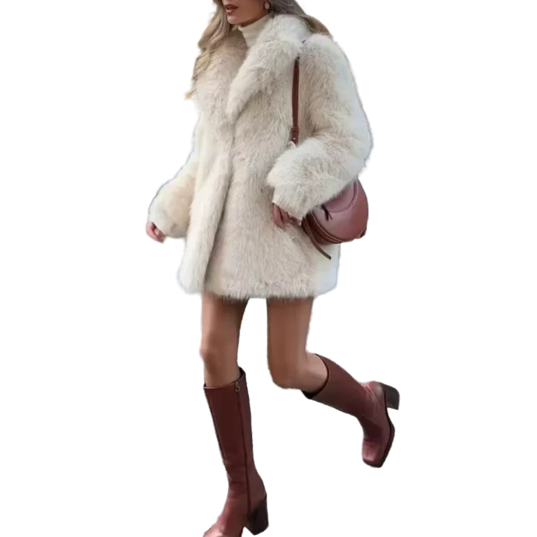 Damesjack Halflang Imitatiebont 1