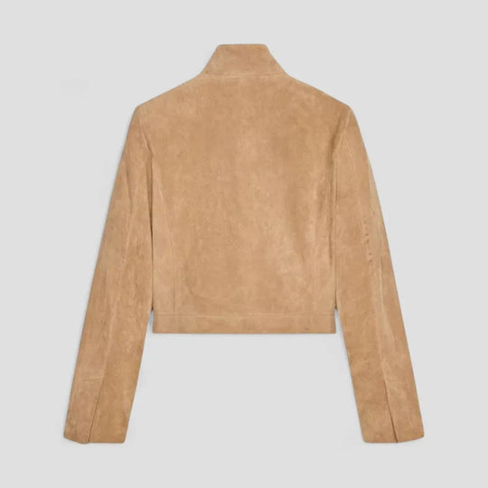 Damesjack Suèdelook Met Ritssluiting 8