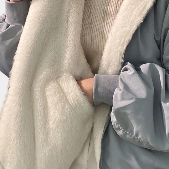 Damesjack met Dubbel Laag en Hoge Kraag 2