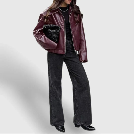 Damesjack met Opstaande Kraag en Ritssluiting 2