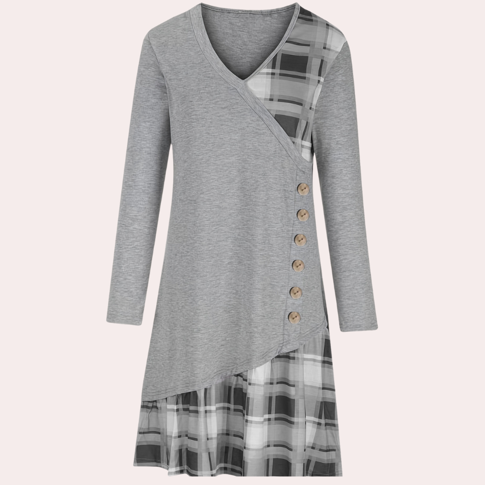 Damesjurk Casual Midi Met Losse Pasvorm voor Diverse Gelegenheden 1