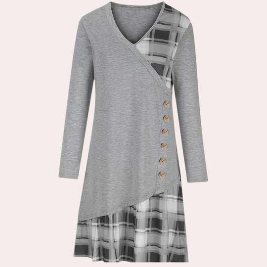 Damesjurk Casual Midi Met Losse Pasvorm voor Diverse Gelegenheden 1