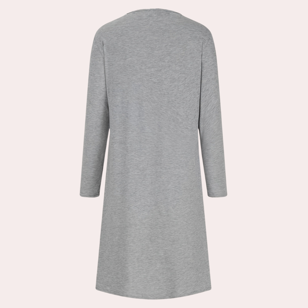 Damesjurk Casual Midi Met Losse Pasvorm voor Diverse Gelegenheden 2