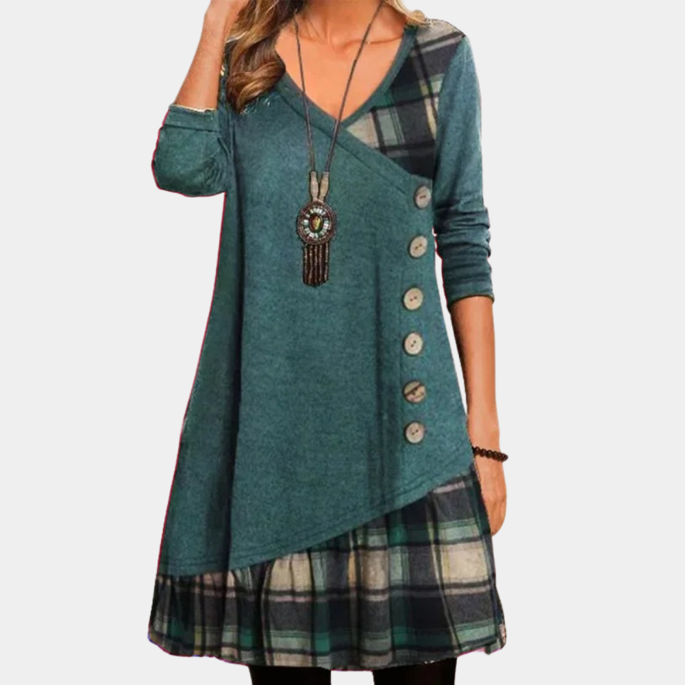 Damesjurk Casual Midi Met Losse Pasvorm voor Diverse Gelegenheden 4