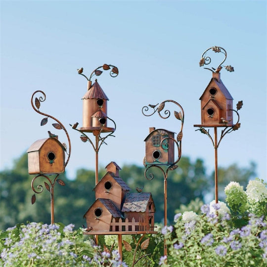 Decoratief Vogelhuisje voor Tuin met Steek 0