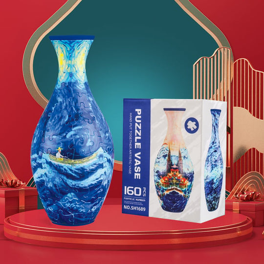 Decoratieve 3D Puzzelvaas voor Bloemen 8