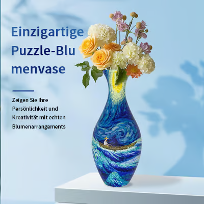 Decoratieve 3D Puzzelvaas voor Bloemen 9