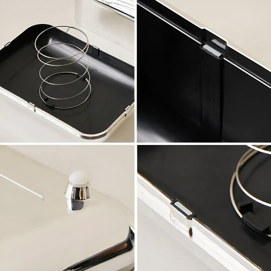 Decoratieve Tissuebox met Gouden Spiegelafwerking 6