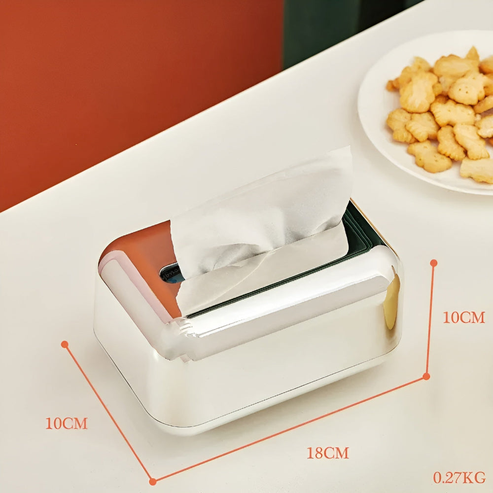 Decoratieve Tissuebox met Gouden Spiegelafwerking 7