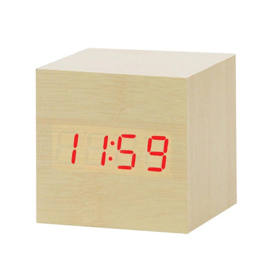 Digitale LED Wekker met Spraakbesturing en Modern Design 4
