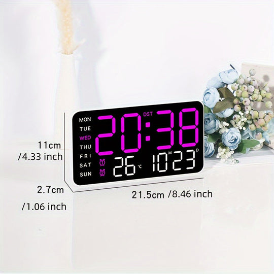 Digitale Wandklok Multifunctioneel Modern 5