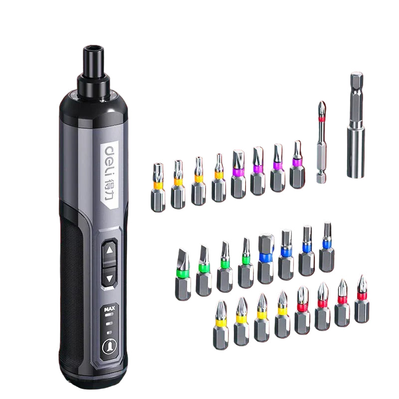 Draadloze Mini Schroevendraaier en Boorset Voor Thuisgebruik Compact en Lichtgewicht 0