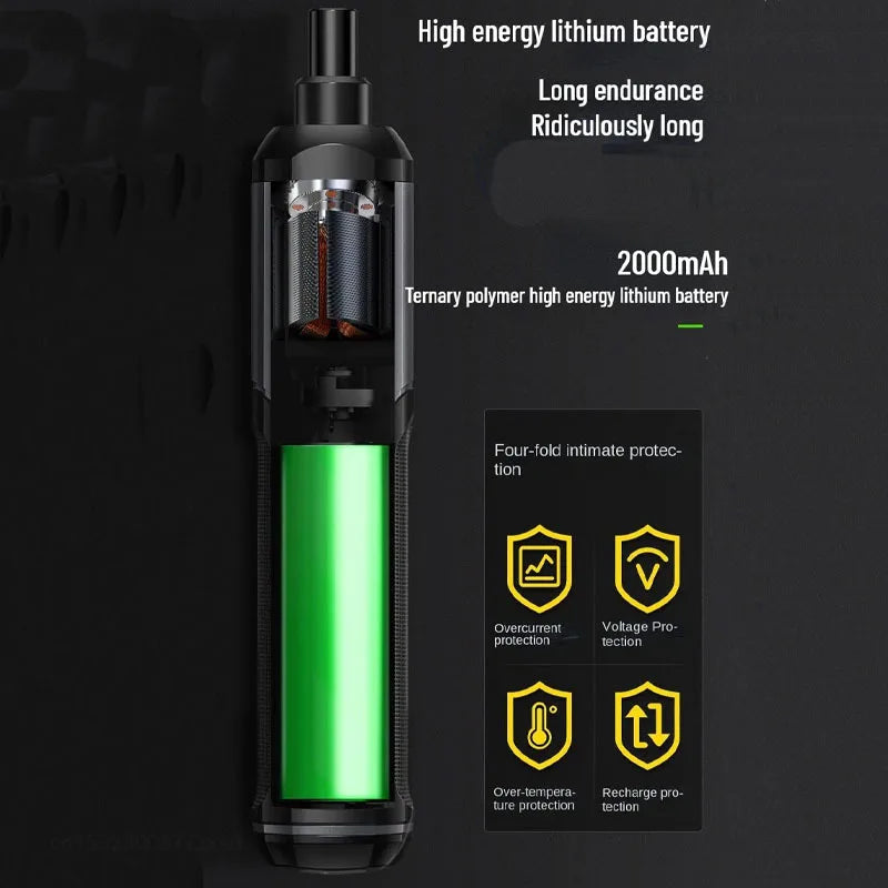 Draadloze Mini Schroevendraaier en Boorset Voor Thuisgebruik Compact en Lichtgewicht 1