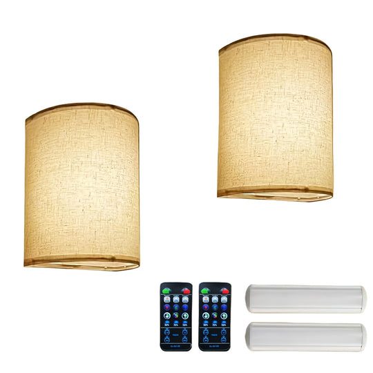 Draadloze Wandlampen Set voor Slaapkamer en Woonkamer 0