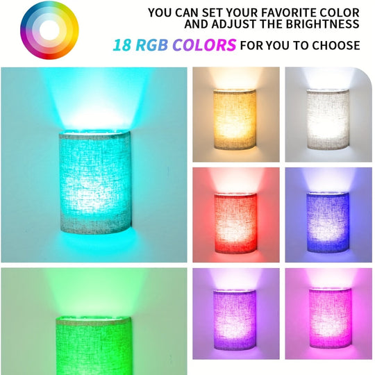 Draadloze Wandlampen Set voor Slaapkamer en Woonkamer 4