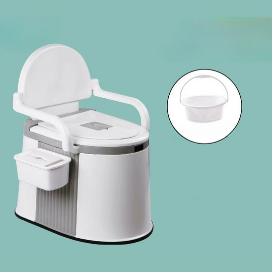 Draagbaar Toilet voor Volwassenen en Senioren met Ergonomisch Ontwerp 0