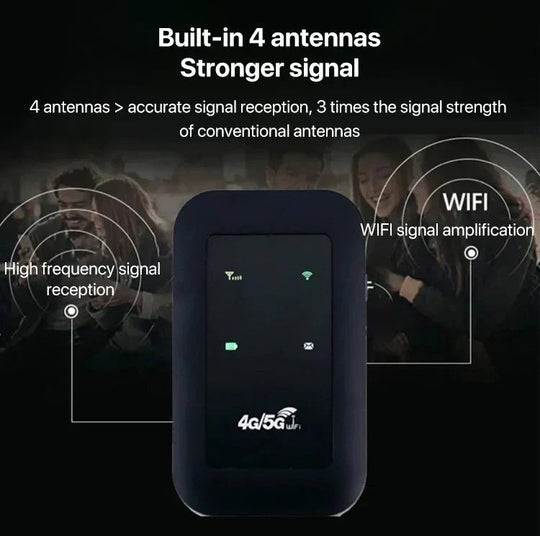 Draagbare 5G WiFi-router Compact 4