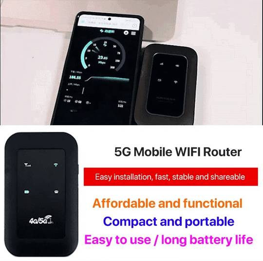 Draagbare 5G WiFi-router Compact 6