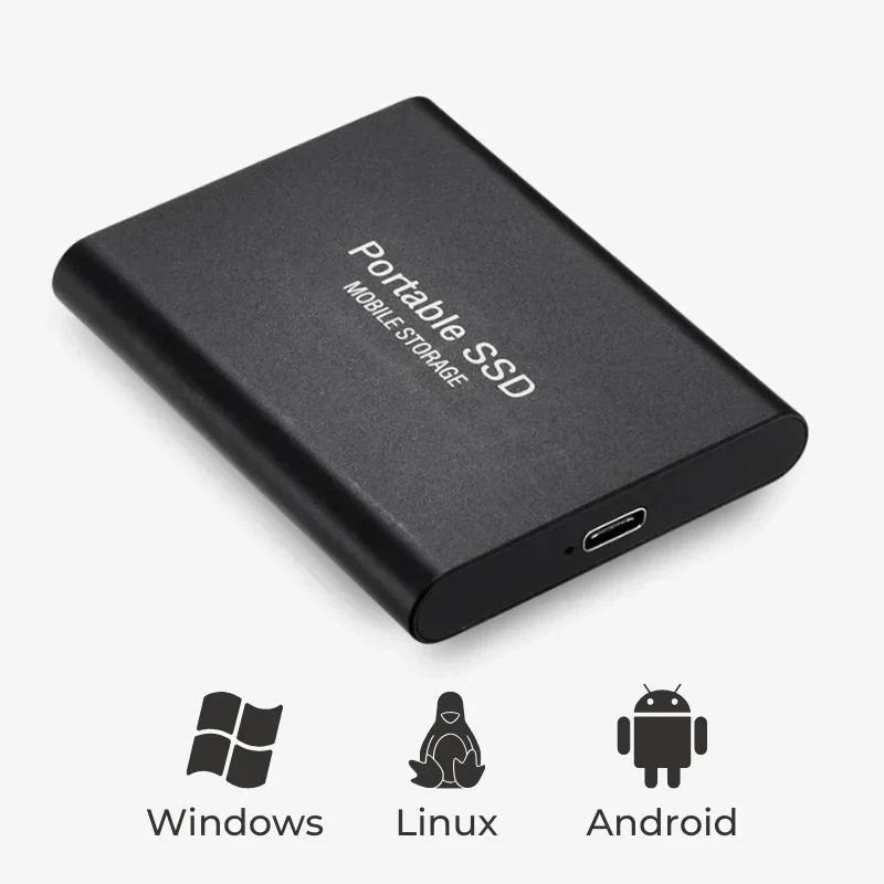 Draagbare Externe SSD 1TB met USB 3.1 - Ultra Snelle Externe Harde Schijf voor Gegevensopslag 4