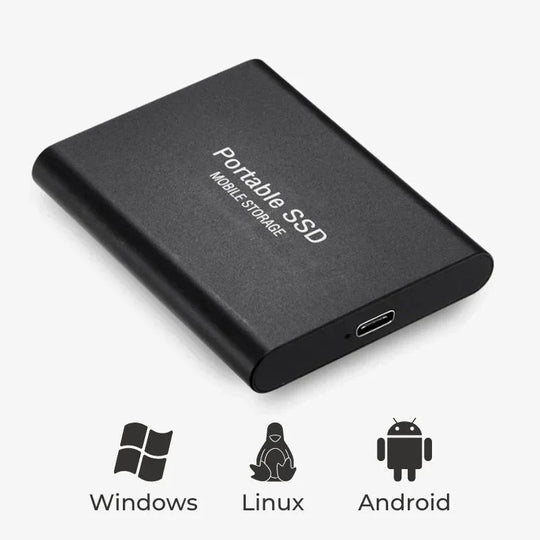 Draagbare Externe SSD 1TB met USB 3.1 - Ultra Snelle Externe Harde Schijf voor Gegevensopslag 4