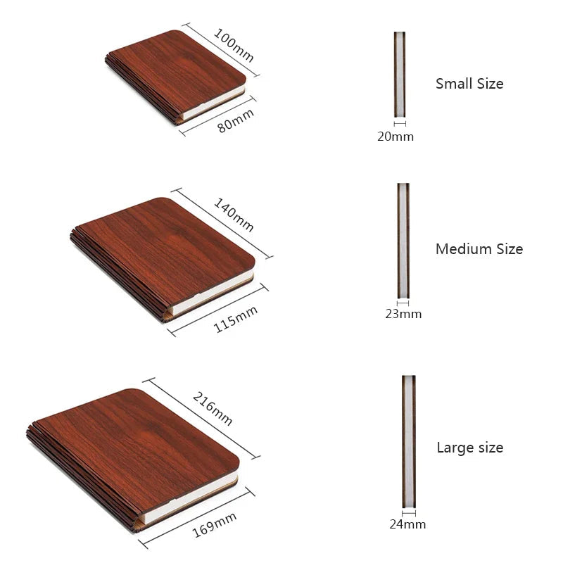 Draagbare LED Boeklamp Vouwbaar Modern Design 6