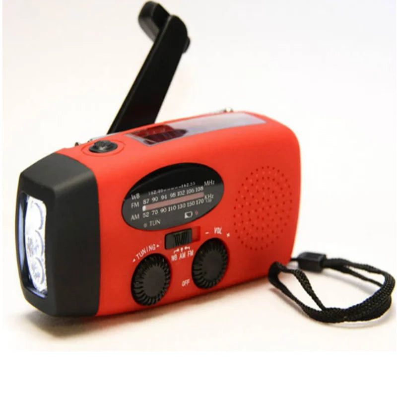 Draagbare Noodradio Opwindbaar met LED Zaklamp en Powerbank - Beste Noodradio voor Noodsituaties 1