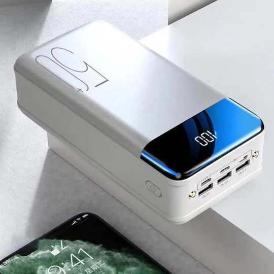 Draagbare Powerbank 100.000 mAh met Snellaadtechnologie 2