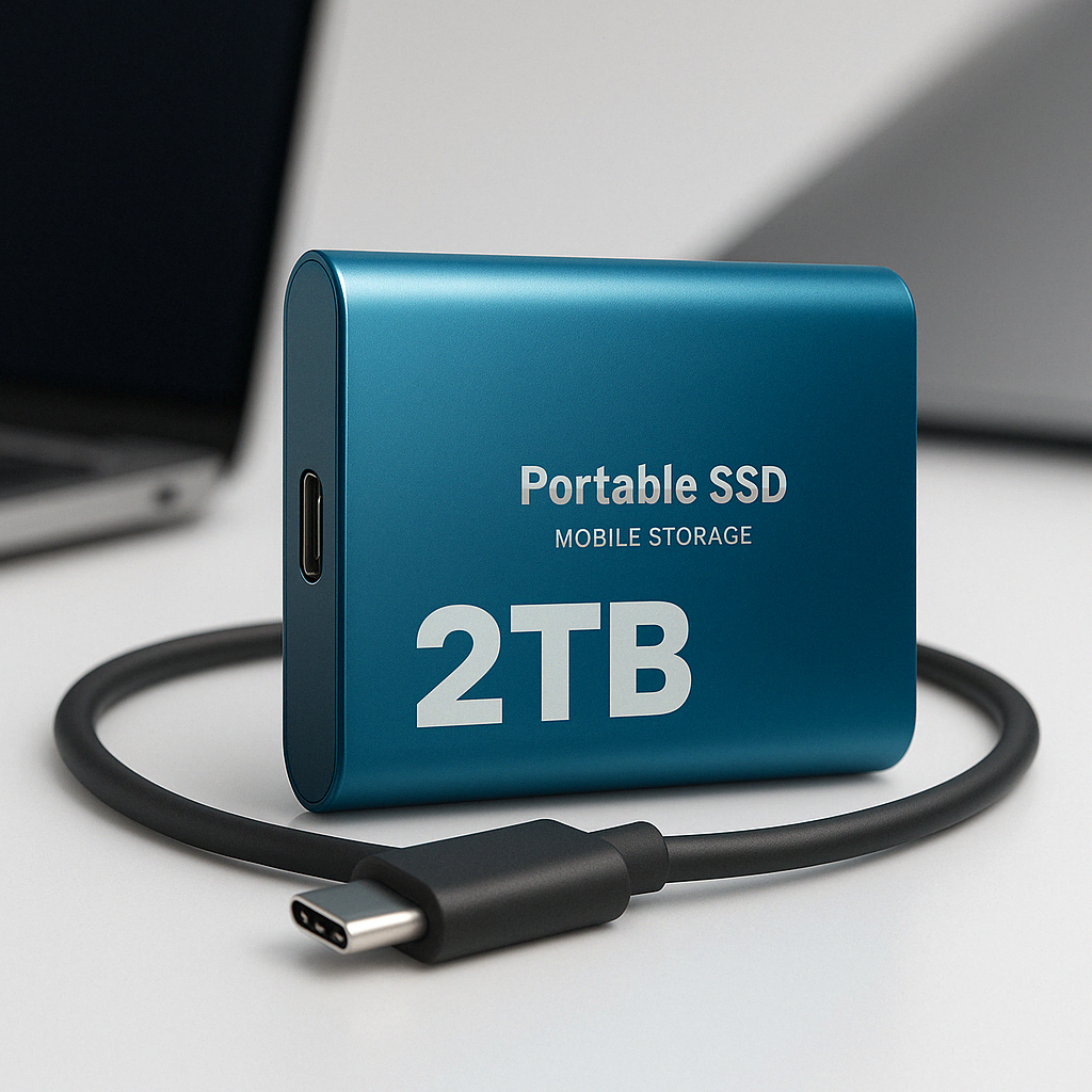 Draagbare SSD Schijf Hoge Snelheid Compact Ontwerp 1