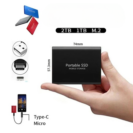 Draagbare SSD Schijf Hoge Snelheid Compact Ontwerp 3