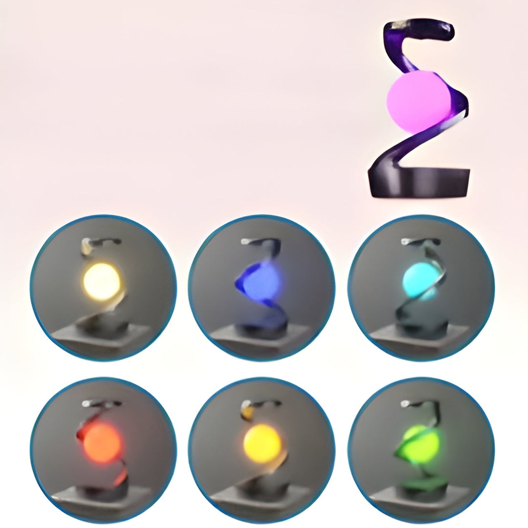 Drijvende Lamp met Draaibaar LED Licht 4