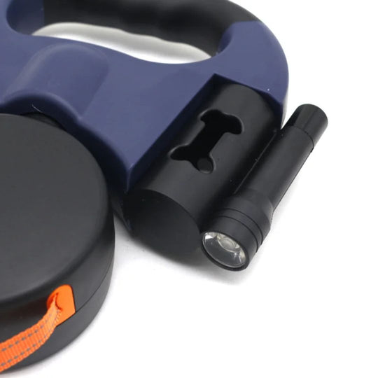 Dubbele Uittrekbare Hondenriem met Zaklamp 7