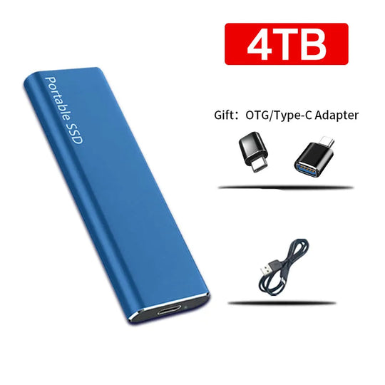 Externe Harde Schijf 4TB USB-C Voor Dataopslag - Ultra-portabel en Duurzaam 7